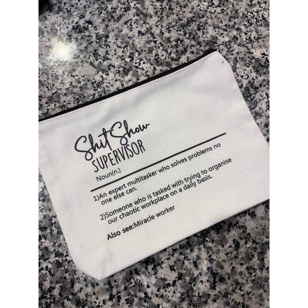 Shit show supervisor canvas bag